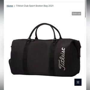 Titleist club sport Boston bag